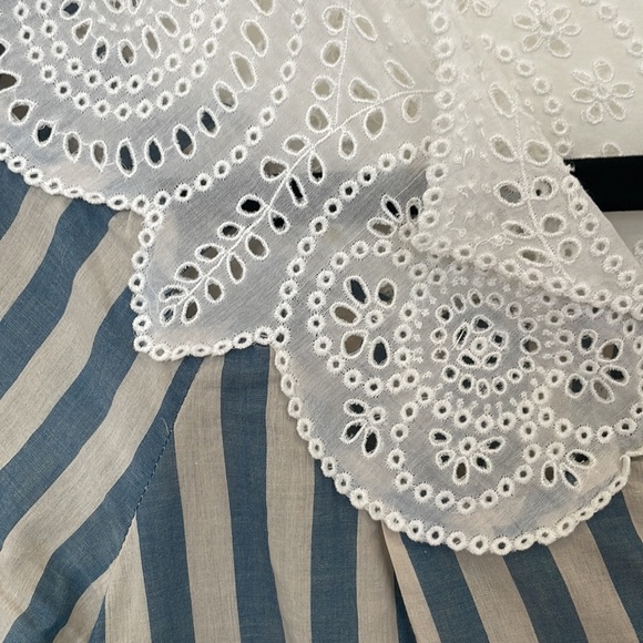 Phillip Lim 3.1 striped shirt with lace collar - Picture 4 of 5